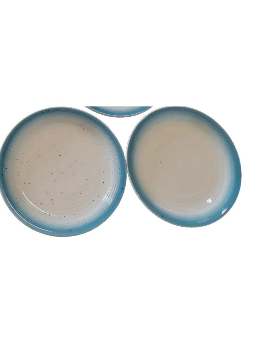 Set Of 2 Franciscan Country Craft Blue Skies Blue White Salad Plates 8.5 in